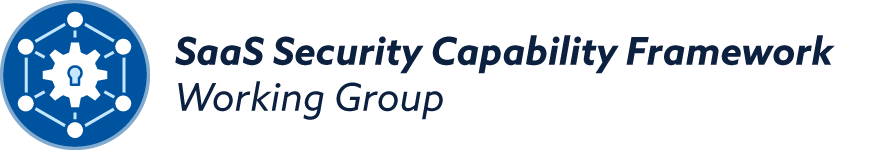 SaaS Security Capability Framework (SSCF)